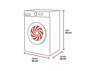 Lavadora Candy ProWash 300, 10 kg, 1400 rpm, Clase A, Blanco