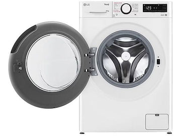 Lavadora LG F2WR5S09A0W de 8 kg, Fondo Súper Reducido, Clase A, Blanco