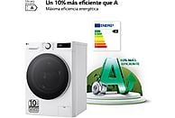 Lavadora LG F2WR5S09A0W de 9 kg, Fondo Súper Reducido, Clase A, Blanco