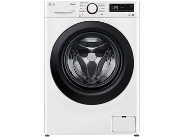 Lavadora LG F2WR5S09A0W de 8 kg, Fondo Súper Reducido, Clase A, Blanco