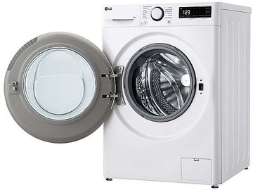 Lavadora LG F2WR5S09A0W de 9 kg, Fondo Súper Reducido, Clase A, Blanco