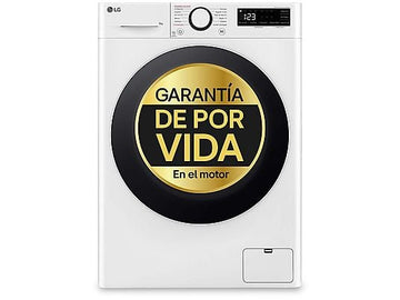Lavadora LG F2WR5S09A0W de 9 kg, Fondo Súper Reducido, Clase A, Blanco