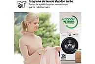 Lavadora LG F4WR5011A6F, 11 kg, Clase A/A, Blanco