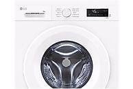 Lavadora LG F4X1008NWH, 8 kg, 1400 rpm, Clase A, Blanco Marfil