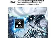 Lavadora LG Serie 550 (F4WR5510A0W), 10 kg, Clase A/A, Autodosificación, Blanco