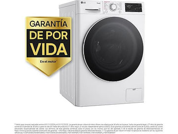 Lavadora LG Serie 550 (F4WR5510A0W), 10 kg, Clase A/A, Autodosificación, Blanco