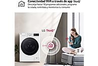 Lavadora LG Serie 550 (F4WR5510A0W), 10 kg, Clase A/A, Autodosificación, Blanco