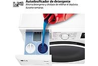 Lavadora LG Serie 550 (F4WR5510A0W), 10 kg, Clase A/A, Autodosificación, Blanco