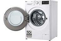Lavadora LG Serie 550 (F4WR5510A0W), 10 kg, Clase A/A, Autodosificación, Blanco