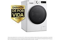 Lavadora LG Serie 600 (F4WR6010A0W), 10 kg, Clase A/A, Blanco