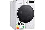 Lavadora LG Serie 600 (F4WR6010A0W), 10 kg, Clase A/A, Blanco
