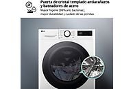 Lavadora LG Serie 600 (F4WR6010A0W), 10 kg, Clase A/A, Blanco