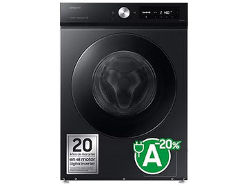 Lavadora Samsung Bespoke AI™ (WW11DB7B94GBU3), 11 kg, Clase A, Negra