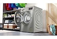 Lavadora Bosch Serie 4 (WUU28T8XES), 8 kg, 1400 rpm, Clase A, Inox