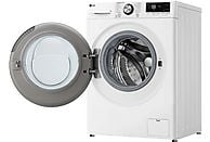 Lavadora LG Serie 700 (F4WR7010AGW), 10 kg, Clase A/A, Blanco