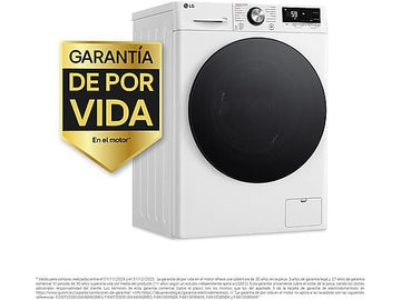 Lavadora LG Serie 700 (F4WR7011AGW), 11 kg, Clase A/A, Blanco