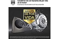 Lavadora LG Serie 700 (F4WR7010AGS), 10 kg, Clase A/A, Inox Antihuellas