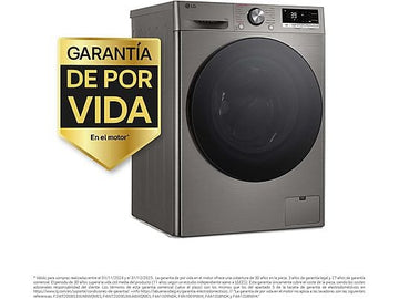 Lavadora LG Serie 700 (F4WR7010AGS), 10 kg, Clase A/A, Inox Antihuellas