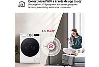 Lavadora LG Serie 700 (F4WR7010AGW), 10 kg, Clase A/A, Blanco