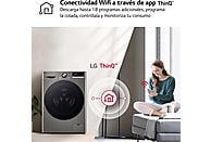 Lavadora LG Serie 700 (F4WR7010AGS), 10 kg, Clase A/A, Inox Antihuellas