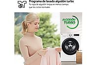 Lavadora LG F4WR5009A6W, 9 kg, Clase A/A, Blanco