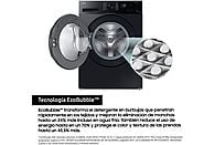 Lavadora Samsung WW90CGC04DABEC, 9 kg, 1400 rpm, Clase A, Negro