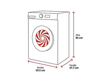 Lavadora Haier I-Pro Series 1 (HW80-BP14929A-S), 8 kg, Clase A, Blanco