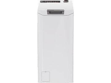 Lavadora de carga superior Hoover THOS2856TM4-S, 8.5 kg, 1400 rpm, Conectada