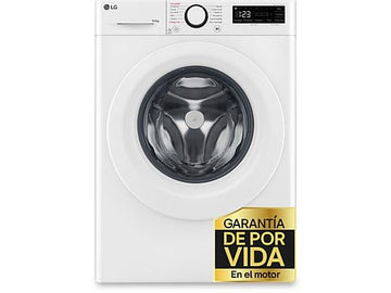 Lavadora secadora LG Serie 500 (F4DR5009A3W), 9/6 kg, Clase A (Lavado), Blanco