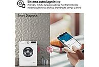 Lavadora secadora LG Serie 500 (F4DR5009A3W), 9/6 kg, Clase A (Lavado), Blanco