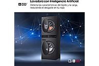 Torre de lavado LG WashTower™ (WT1210BBF), 12/10 kg, Inox Grafito