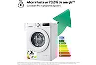 Lavadora secadora LG Serie 500 (F4DR5009A3W), 9/6 kg, Clase A (Lavado), Blanco