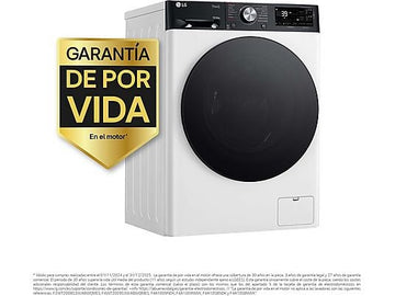Lavadora secadora LG F4DR7510AGW, 10/6 kg, Autodosificación, Clase A (Lavado)