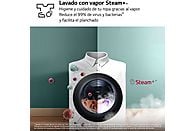 Lavadora secadora LG W4X1085NWH, 8/5 kg, Clase A (Lavado), Blanco Marfil