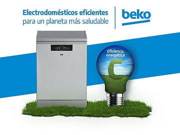Lavavajillas Beko BDFN26640WC, 16 servicios, 6 programas, 59.8 cm, Tercera bandeja, Blanco