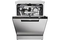 Lavavajillas Haier I-Pro Shine Series 3 XF 5C4M1X, 15 servicios, 10 programas, 60 cm, Motor Inverter, Wi-Fi, Gris