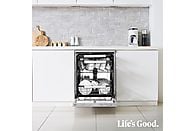 Lavavajillas LG DF587HVS – 10 servicios, 10 programas, 60 cm, Lavado a vapor, Acero antihuellas, Clase A
