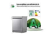 Lavavajillas LG DF587HVS – 10 servicios, 10 programas, 60 cm, Lavado a vapor, Acero antihuellas, Clase A