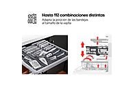 Lavavajillas LG DF587HVS – 10 servicios, 10 programas, 60 cm, Lavado a vapor, Acero antihuellas, Clase A