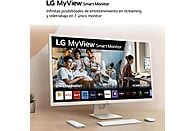 Monitor LG 32SR50F-W, 32”, Full HD IPS, HDR10, Smart Monitor con webOS23