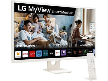 Monitor LG 32SR50F-W, 32”, Full HD IPS, HDR10, Smart Monitor con webOS23