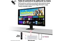 Monitor Smart LG 32SR50F-B, 32 pulgadas, Full HD, webOS 23, Negro