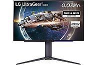 Monitor gaming LG 27GR95QE-B, 26.5", QHD, OLED, 0.03 ms, HDR10, FreeSync Premium Pro, Negro