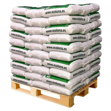 Palet de Pellets Ecoloma | 70 Sacos (1050 kg), Certificación EN-Plus A1