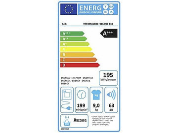 Secadora con bomba de calor AEG Serie 9000 (TR939M4OBC), 9 kg, A+++
