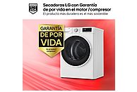 Secadora con bomba de calor LG RH90V5AV6N, 9 kg, A++, Blanco