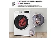Secadora con bomba de calor LG RH90V5AV6N, 9 kg, A++, Blanco