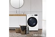 Secadora con bomba de calor LG RH90V9AV3N, 9 kg, A+++, Blanco