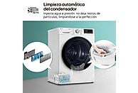 Secadora con bomba de calor LG RH90V9AV3N, 9 kg, A+++, Blanco