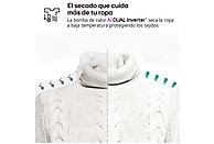 Secadora con bomba de calor LG RH90V9AV3N, 9 kg, A+++, Blanco